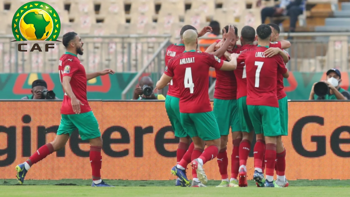 فرحة لاعبي المنتخب المغربي